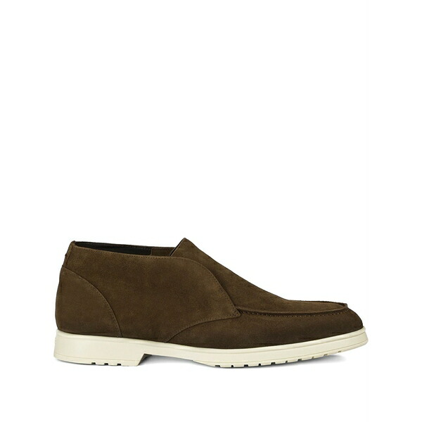 ドンカルズ メンズ ブーツ シューズ Suede slip-on boots Brown