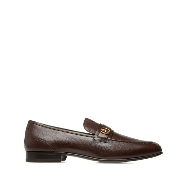 バリー メンズ スリッポン・ローファー シューズ Suisse leather loafers Brown