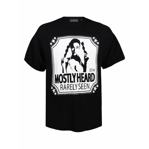 ミストリーハードレアリシーン メンズ プルオーバー トップス Graphic-print cotton t-shirt  Black