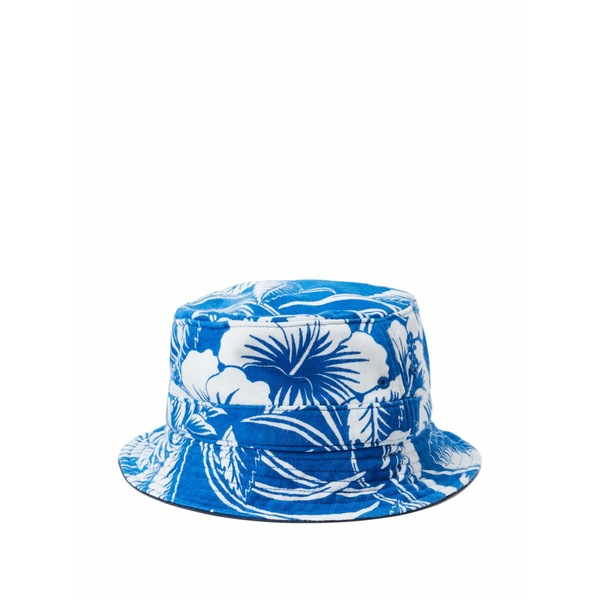 ラルフローレン メンズ かぶり笠 付属品 Floral embroidery hat Blue
