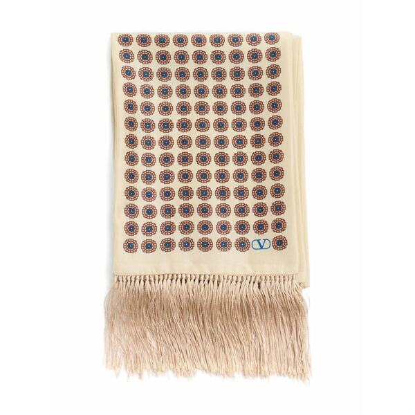 ヴァレンティノ ガラヴァーニ メンズ 消音装置・袈裟・えり巻き 佩び物 Chamber silk scarf Neutrals