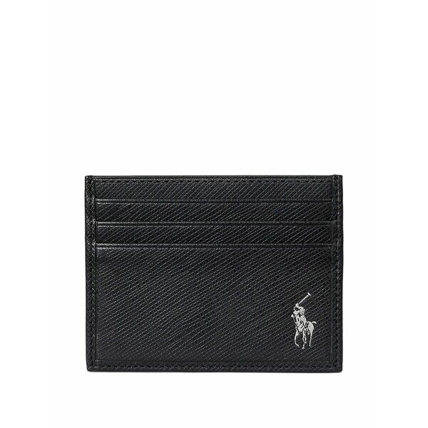 ラルフローレン メンズ 札入れ 付属物 Logo-debossed cardholder Black メンズ財布-バッグ・小物・ブランド雑貨