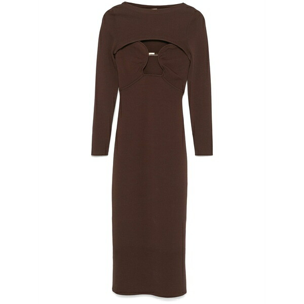 カルトガイア レディース ワンピース トップス Jenny midi dress Brown｜asty 65,340円