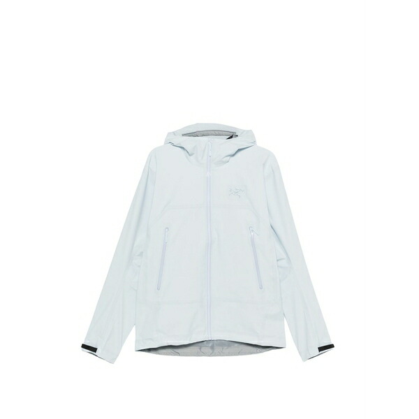 アークテリクス メンズ ジャケット＆ブルゾン アウター Logo-embroidered hooded jacket Blue｜asty