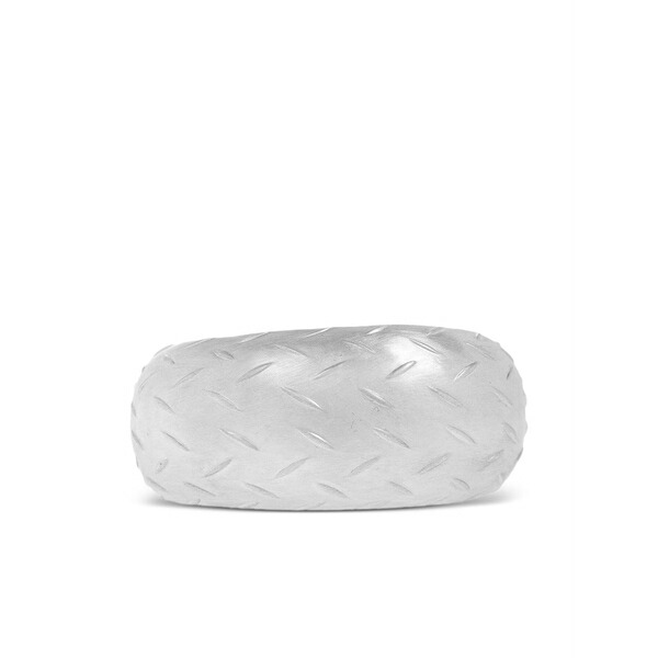 ミスビヘイブ メンズ ブレスレット・バングル・アンクレット 佩び物 Patterned cuff bracelet Silver
