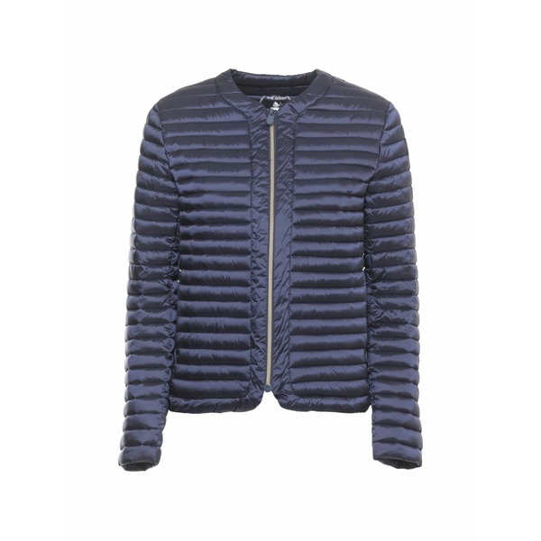 セーブザダック レディース ジャケット&ブルゾン アウター Quilted zip-up jacket Blue|asty