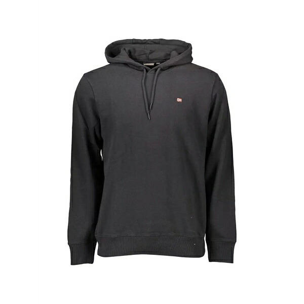 ナパピリ メンズ パーカー・スウェットシャツ アウター Logo-patch hoodie Black