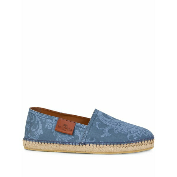 エトロ メンズ サンダル シューズ Paisley espadrilles Blue