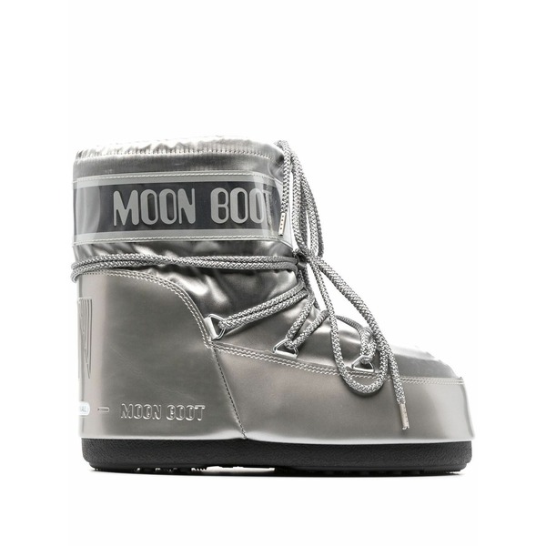 お月さまブーツ メンズ ブーツ シューズ Icon low snow boots Silver