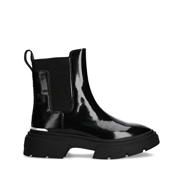 ダナ キャラン ニューヨーク州 レディース ブーツ シューズ 60粍 fenella lug-sole pull-tab chelsea boots Black
