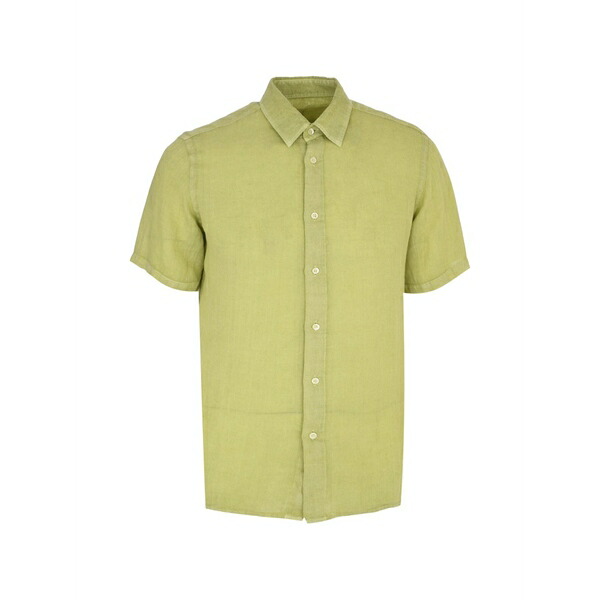 120%リノ メンズ シャツ トップス Contemporary fit shirt Green|asty