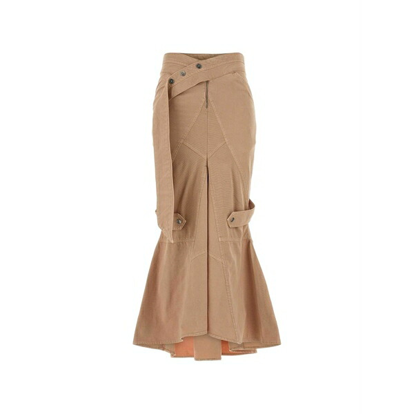 ブルマリン レディース スコート ボトムス Panelled fishtail skirt Neutrals