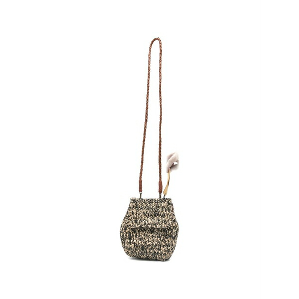 アイビリーブ レディース ハンドバッグ バッグ Zaz woven mini bag Black｜asty
