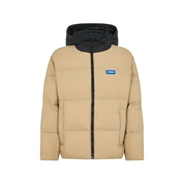 主任者 メンズ 上衣＆上衣 アウター Hooded padded jacket Neutrals