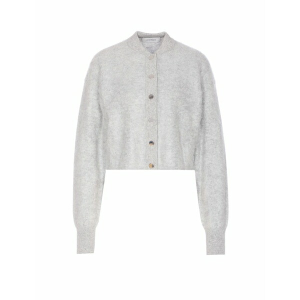 運動競技マックス レディース ジレー アウター Ercole frontal-buttons cardigan Grey