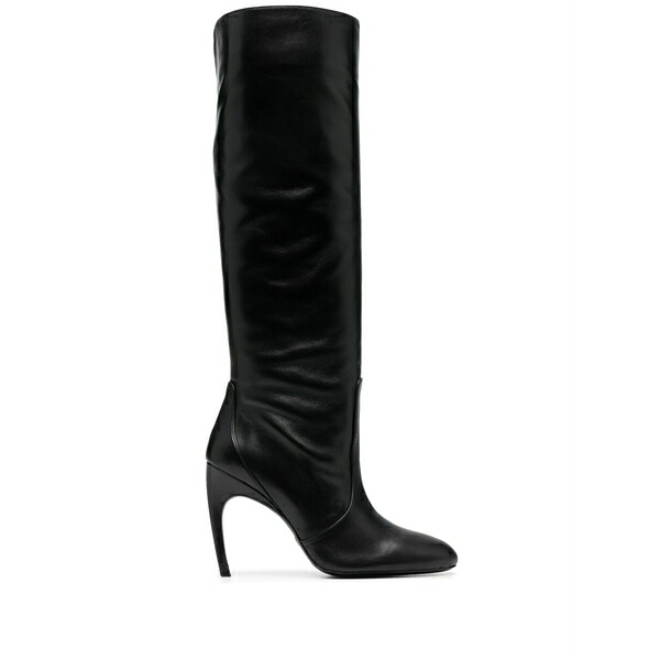 スチュアート ワイツマン レディース ブーツ シューズ Luxecurve 100粍 round-toe boots  Black