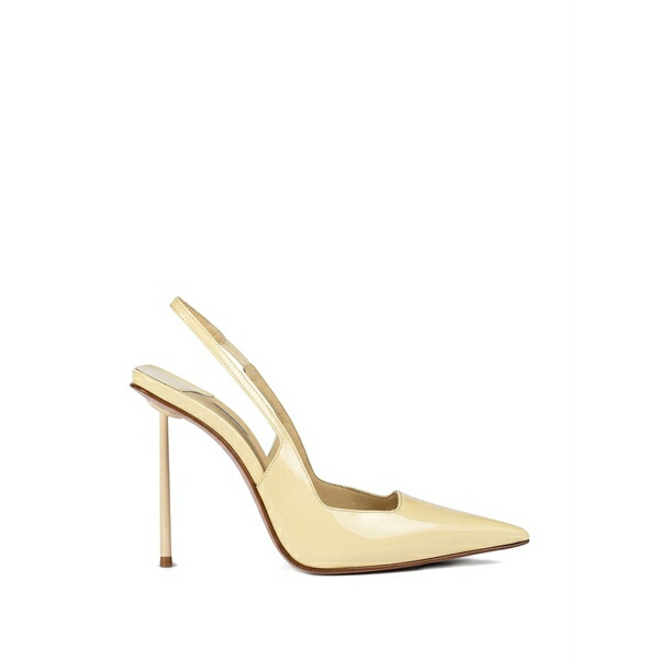 ル シラ レディース パンプス シューズ Amelia slingback pumps Yellow