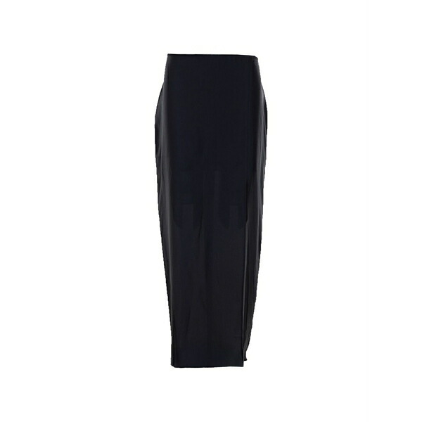 フィリッパコー レディース スカート ボトムス Zip-fastening split midi skirt Black｜asty