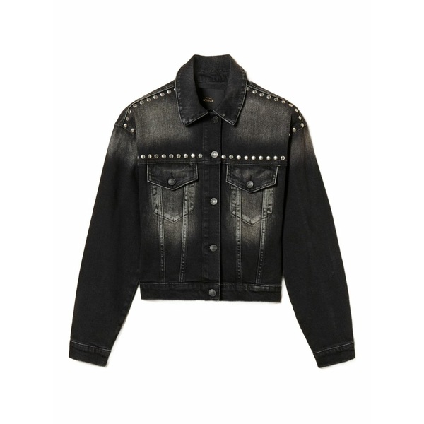 ツインセット レディース ジャケット＆ブルゾン アウター Studded jacket Black｜asty