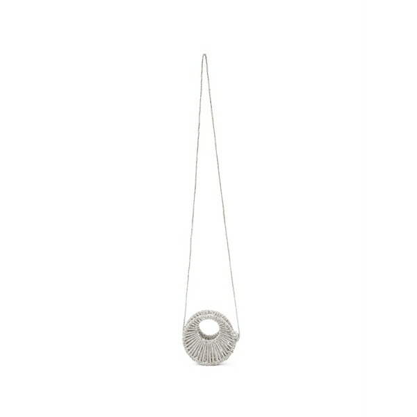 ヒボウラマ レディース ショルダーバッグ バッグ Mini jaya cross body bag Silver
