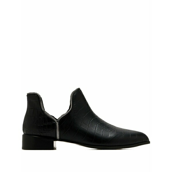 センソー レディース ブーツ シューズ Crocodile-effect boots Brown