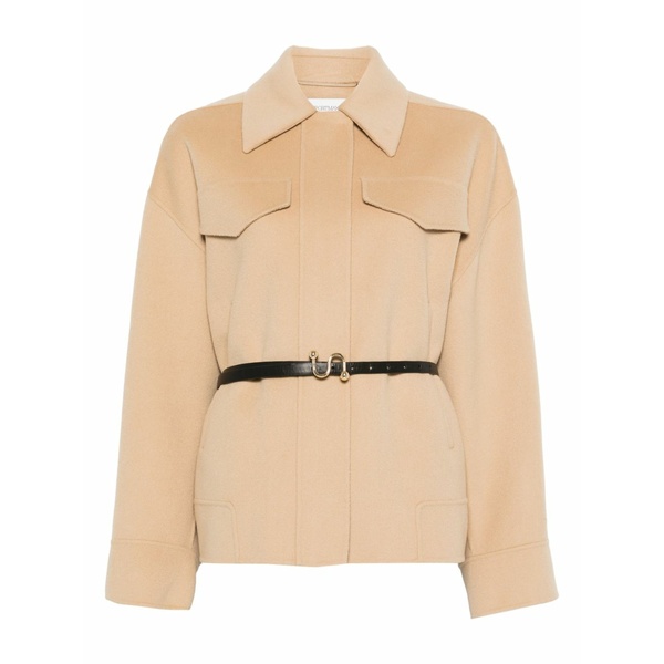運動競技マックス レディース 上衣＆上衣 アウター Virgin wool jacket  Neutrals