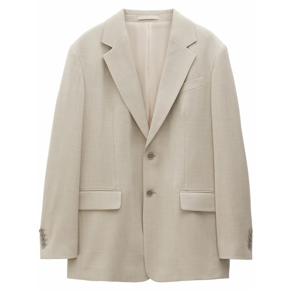 フィリッパコー レディース ジャケット＆ブルゾン アウター Single-breasted m??lange blazer Neutrals｜asty
