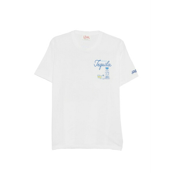 エムシーツーセイントバース メンズ プルオーバー トップス Graphic-print t-shirt White