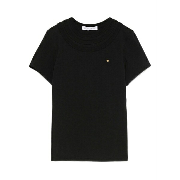 ビクターアンドロルフ レディース Tシャツ トップス Crew-neck t-shirt Black｜asty