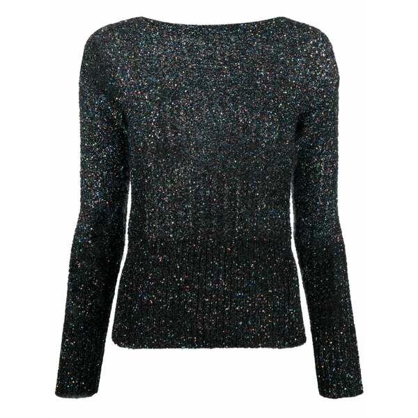 マルタンマルジェラ レディース 編み物\u0026スウェーター アウター Sequin-embellished knitted jumper Blue