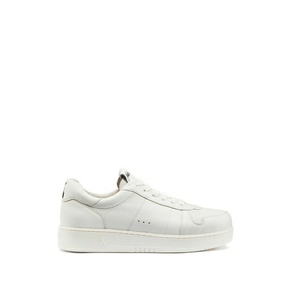 パトリツィア ペペ レディース スニーカー シューズ Perforated leather sneakers White