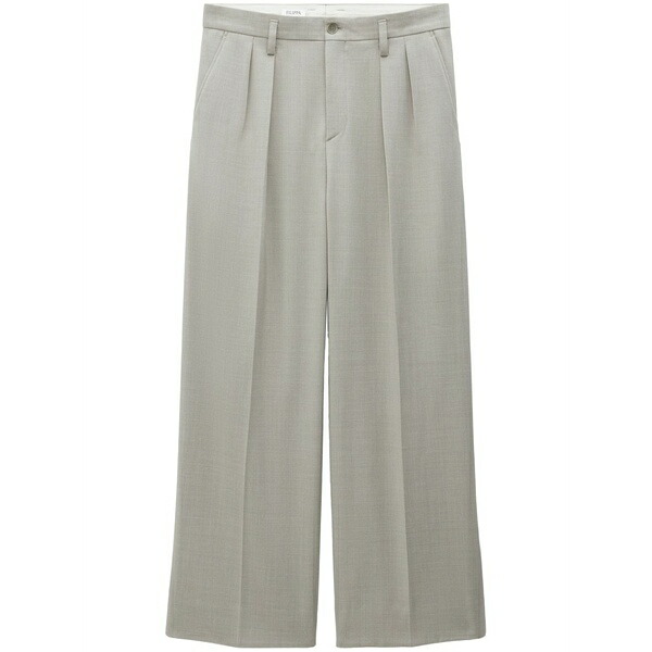 フィリッパコー メンズ 心地好いズボン下 ボトムス Pressed wide-leg trousers Neutrals