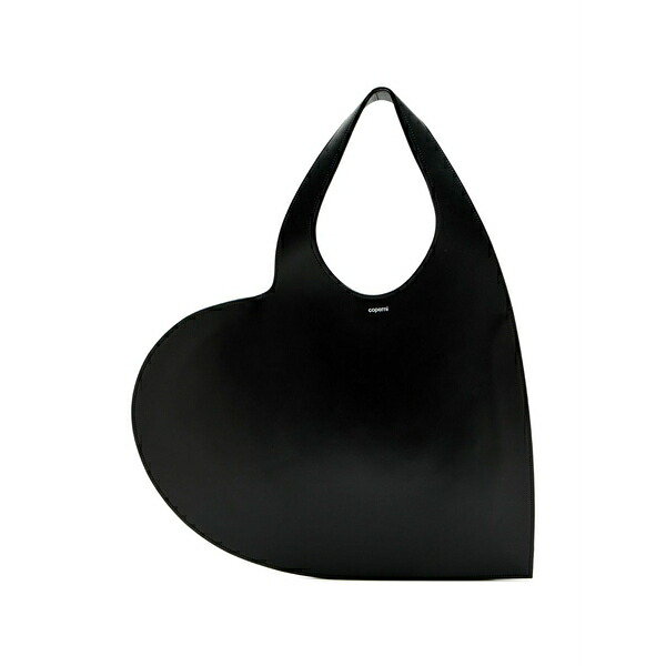 コペルニ レディース ショルダーバッグ 御徒面子 Heart-shaped shoulder bag Black