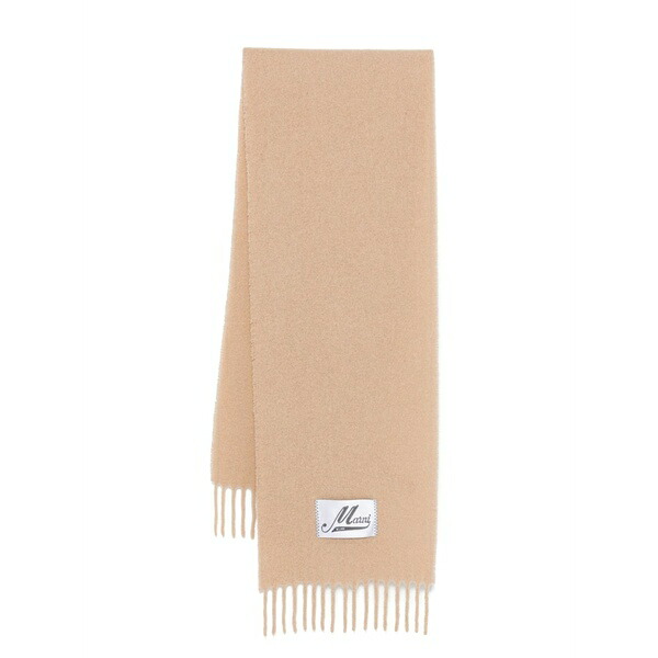 マルニ レディース えり巻き・袈裟・えり巻き 付属物 Logo-patch scarf Neutrals
