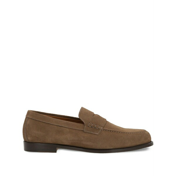 ドンカルズ メンズ スリッポン・ローファー シューズ Suede loafers Brown｜asty