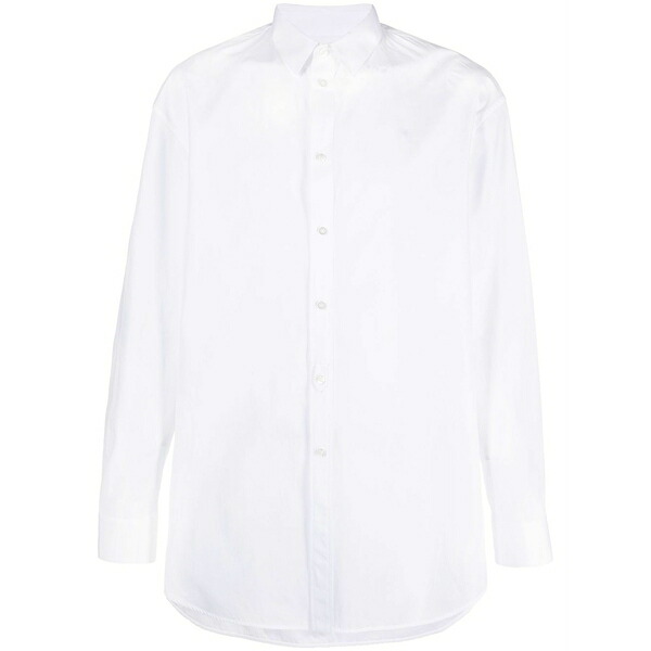 ジル・サンダー メンズ ティーシャツ トップス Long-sleeve cotton shirt White