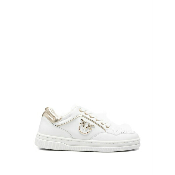 ピンコ レディース スニーカー シューズ Logo-plaque sneakers White