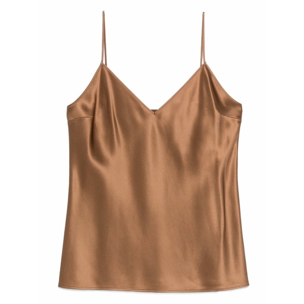ジョセフ レディース カットソー トップス Clea v-neck top Brown｜asty