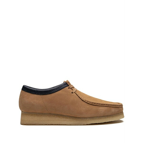 クラークス メンズ ドレスシューズ シューズ Wallabee lace-up derby shoes Brown