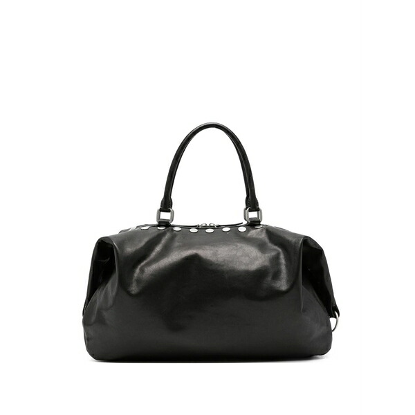 マージ シャーウッド レディース トートバッグ バッグ Studded dumpling tote bag Black