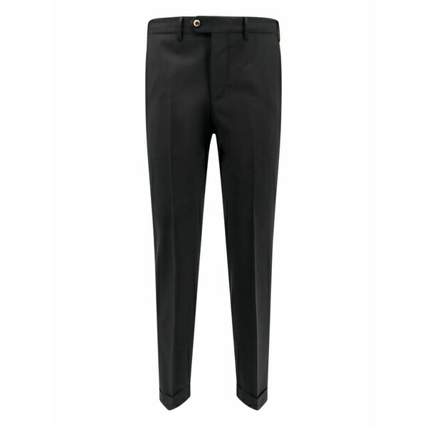 PTトリノ メンズ カジュアルパンツ ボトムス Press-crease trousers Black