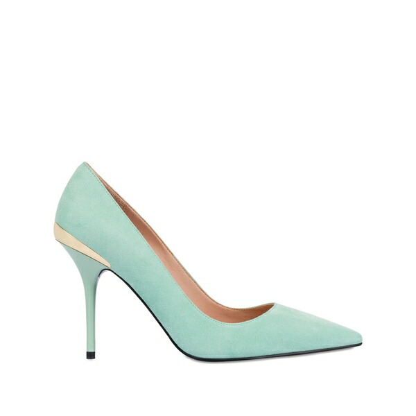 優しいこと モスキーノ レディース パンプス シューズ Pointed toe heel pumps Blue