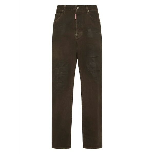 ディースクエアード メンズ デニムパンツ ボトムス Straight-leg jeans Brown｜asty