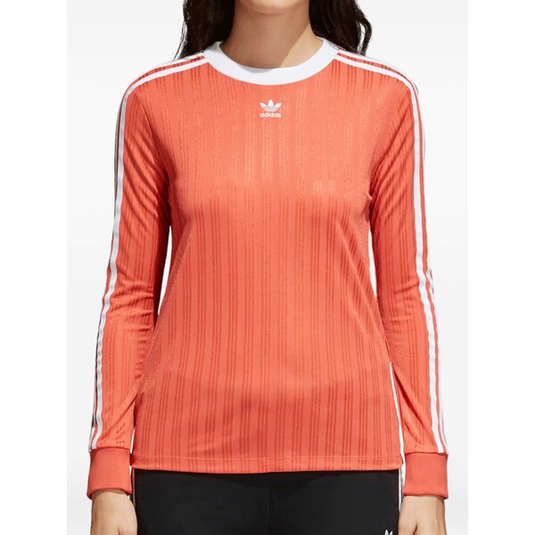 アディダス レディース Tシャツ トップス Stadium 3-stripes adicolor "orange" t-shirt Orange｜asty