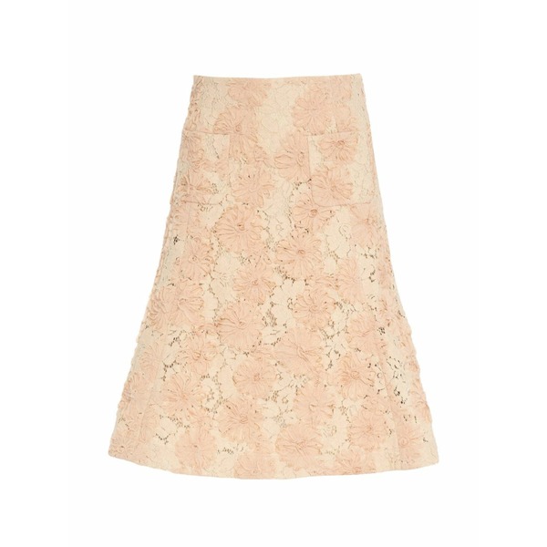 ヌメロ ヴェントゥーノ レディース スコート ボトムス Floral lace MIDI skirt Pink