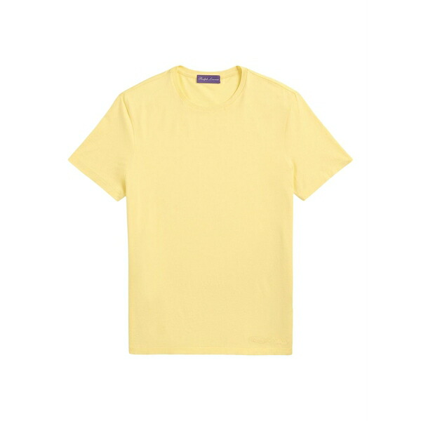 ラルフ・ローレン パープルレーベル メンズ プルオーバー トップス Crew neck t-shirt  Yellow