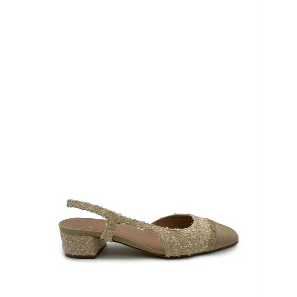 ロベルトフェスタ レディース パンプス シューズ Fringe-detail slingback pumps Neutrals