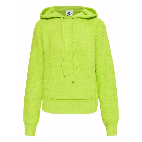 ナイキ レディース パーカー・スウェットシャツ アウター Phoenix boucl?? hoodie Green|asty