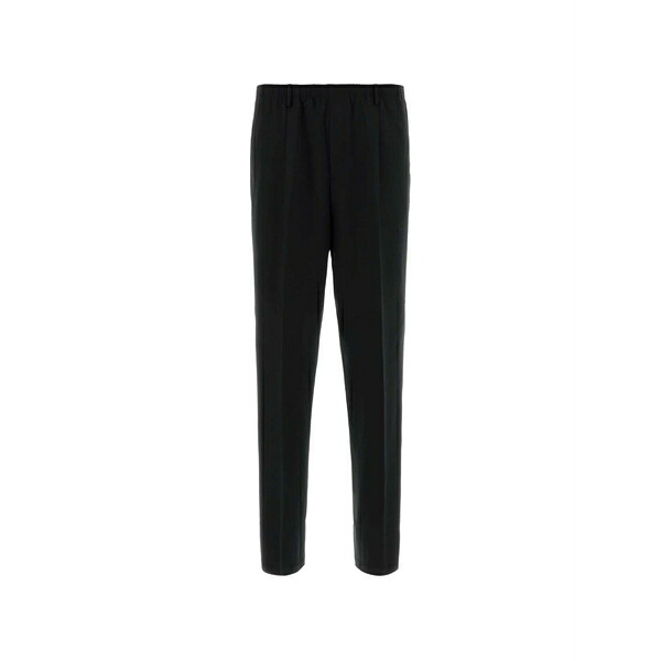 地下室 部屋の入り口 メンズ 心地好いズボン下 ボトムス Relaxed-fit trousers Black