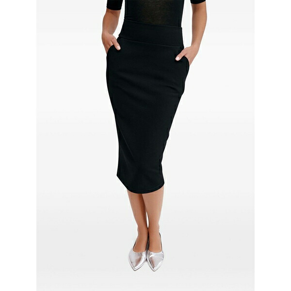 マルセラ レディース スカート ボトムス Vesey side-pocket midi skirt Black｜asty